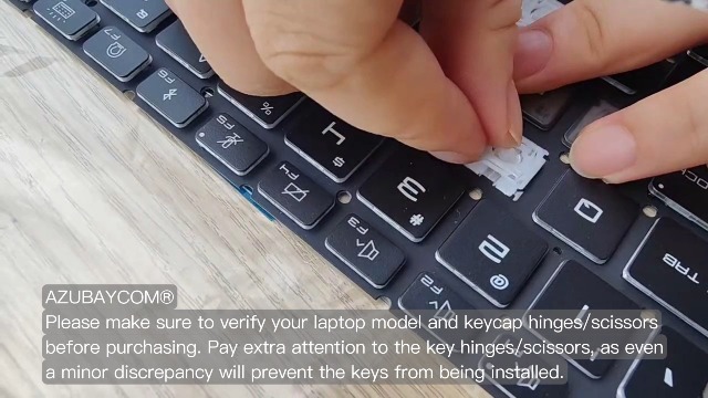 Amazon.com: Laptop Replacement Keys Keycaps Scissor Clips Hinges